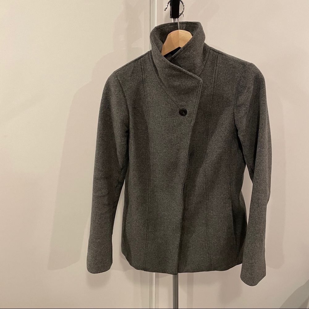 Aritiza Cashmere Wool Blend Grey Coat
